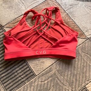 CVG Watermelon Butterfly Back Sports Bra